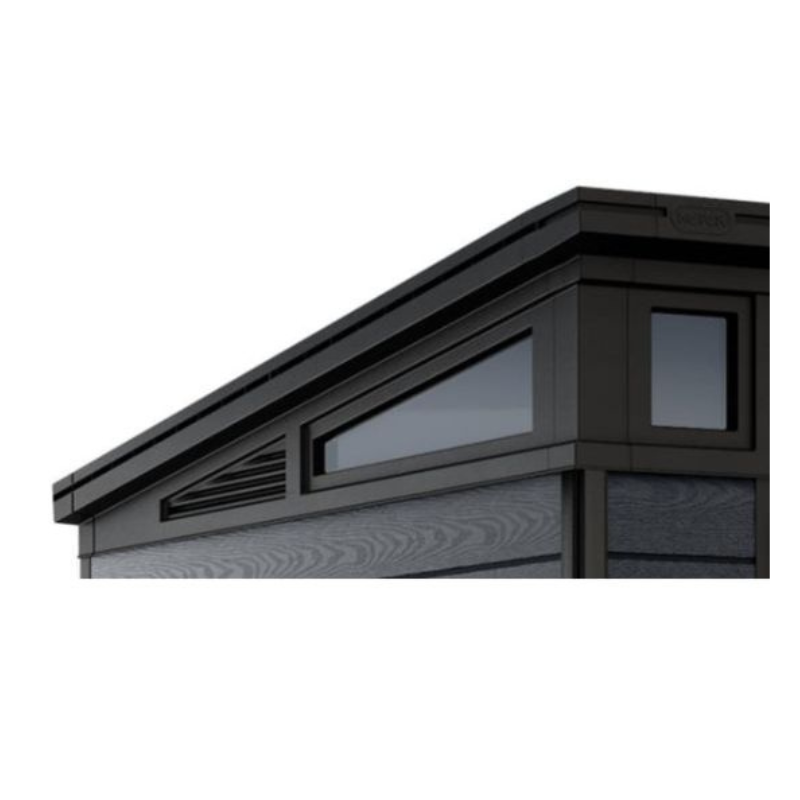 Abri de jardin en résine Keter CORTINA 97 – 6 m² (Gris anthracite) – Image 2