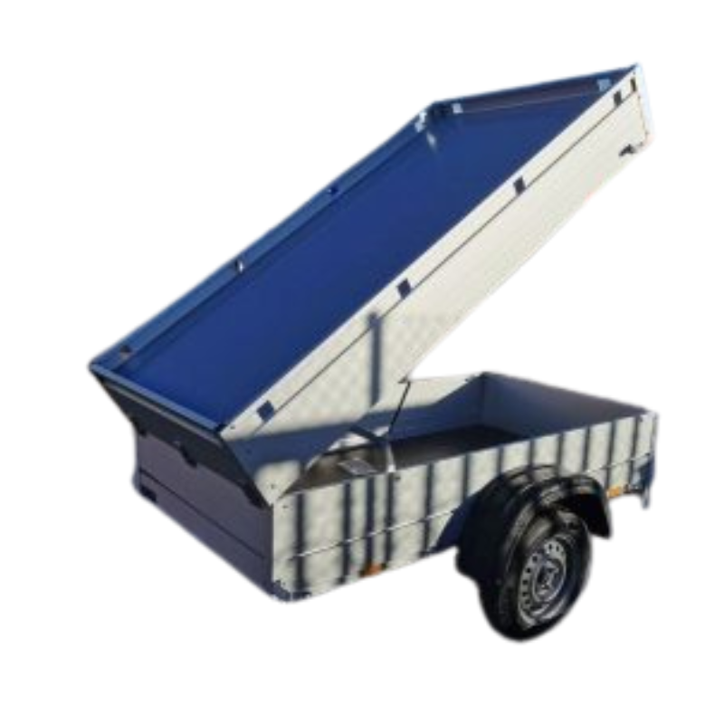 Remorque bagagère avec capot BW 750 kg – 2,01 x 1,01 m – Image 3