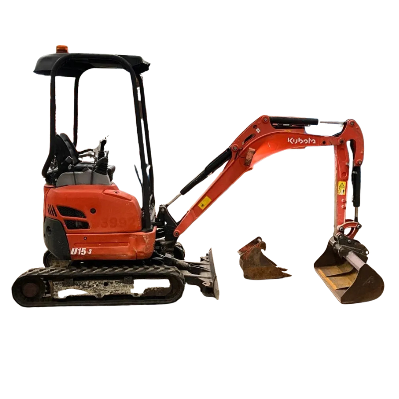 Mini pelle Kubota U15-3 1,7T 1 500 h 2017 – Image 5