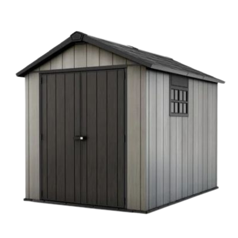 Abri de jardin en résine Keter OAKLAND 759 – 6 m² (Gris)