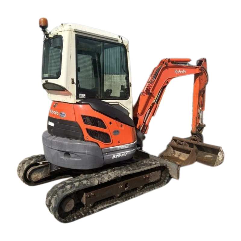Mini Pelle KUBOTA U25-3 – 2,6T – Occasion 2008 – 3600h + BRH + 2 Godets – Image 5