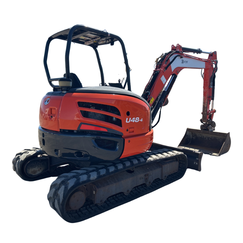 Mini Pelle KUBOTA U48-4 – 4,8T – Occasion 2015 – 5951h – Pack 4 Godets + Ripper – Image 9