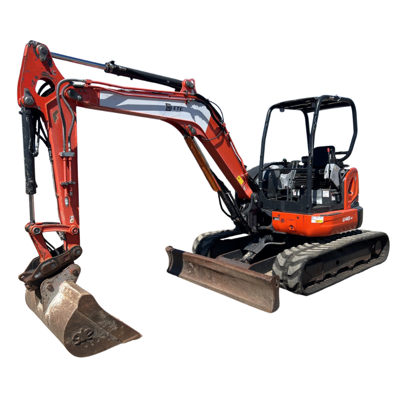 Mini Pelle KUBOTA U48-4 – 4,8T – Occasion 2015 – 5951h – Pack 4 Godets + Ripper – Image 2