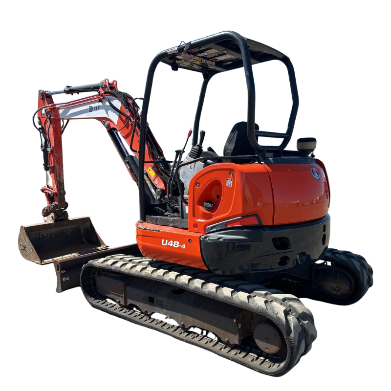 Mini Pelle KUBOTA U48-4 – 4,8T – Occasion 2015 – 5951h – Pack 4 Godets + Ripper – Image 7